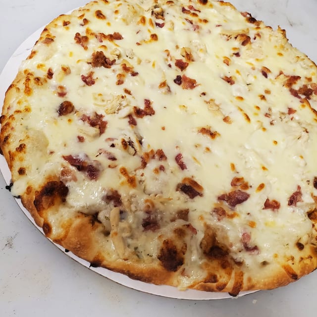Chicken Bacon Ranch Pizza.